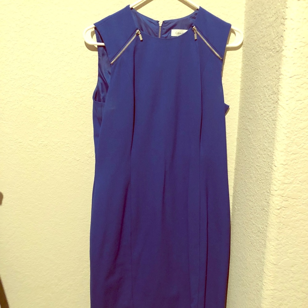 Royal blue dress